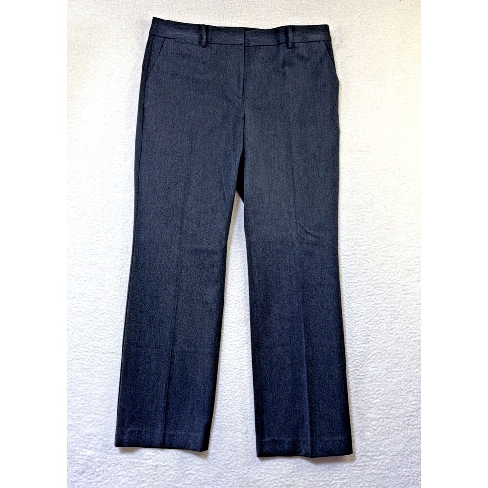 Talbots "Barely Boot" Cut Women's Size 14 Stretch Slate Grey Dress Pants Pockets